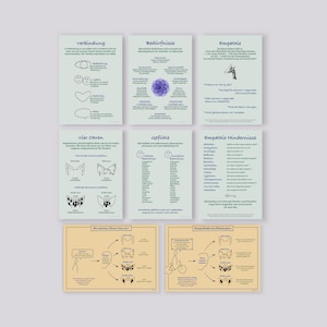 4 Karten Set | GFK Gewaltfreie Kommunikation (in Anlehnung) | Recyclingpapier, doppelseitig bedruckt