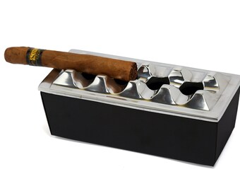 Cenicero de metal para exteriores, para patio, hogar y mesa. Ceniceros modernos.