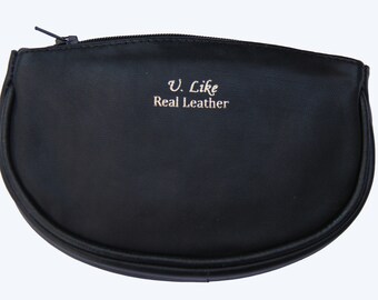 Estuche/bolsa de tabaco de cuero auténtico y suave - Accesorios para fumar y guardar tabaco