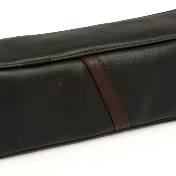 Churchwarden Pipes Case Bag Holder  with Tobacco Pouch and Pockets for Tobacco Pipe Smoking Accessories