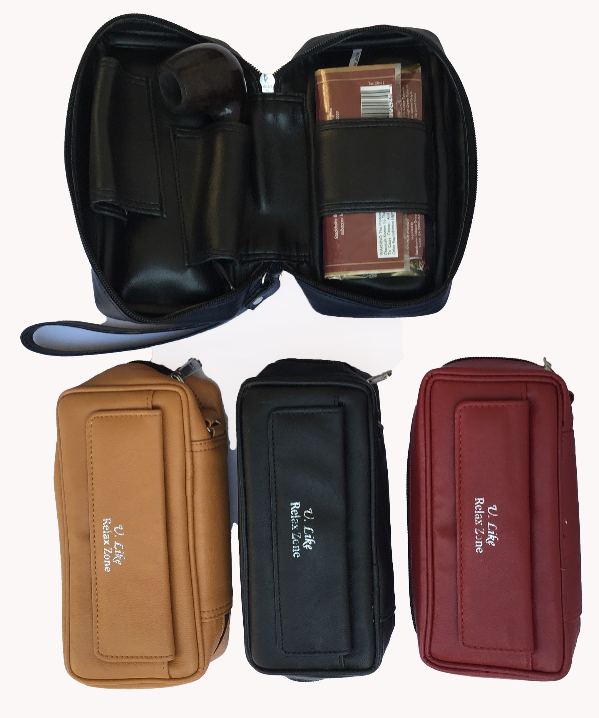 Tobacco Smoking Pipe Case Tobacco Pipe Bag for 2 Pipes Pouch Etsy