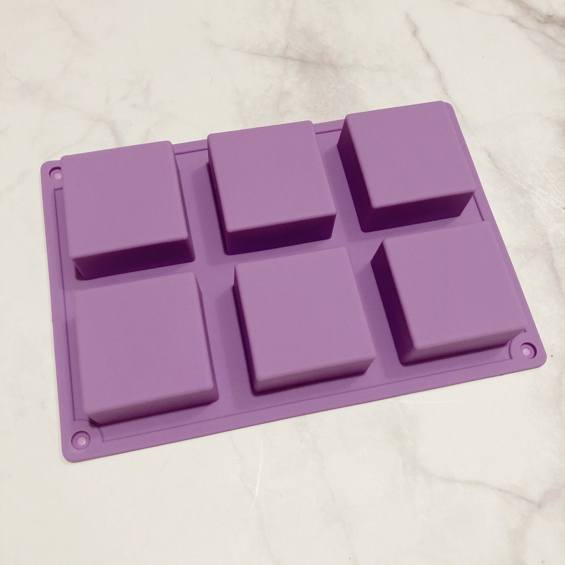 2x2x1/6 Cavities Square Silicone Mold/ Etsy