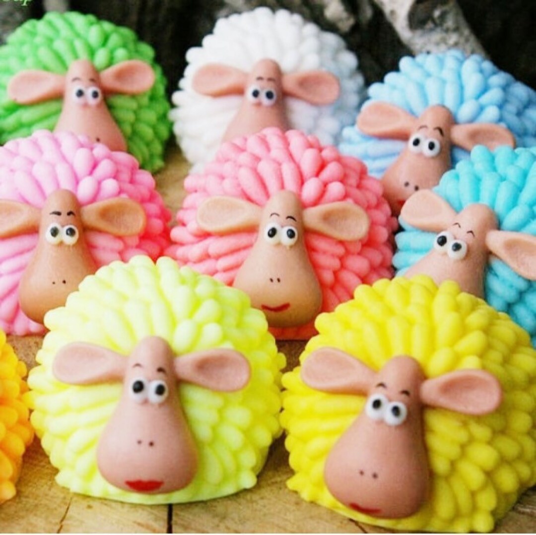 2.5x2.3x2/1 Cavity Sheep Silicone Mold/ Sheep Silicone Soap Mold/ Sheep