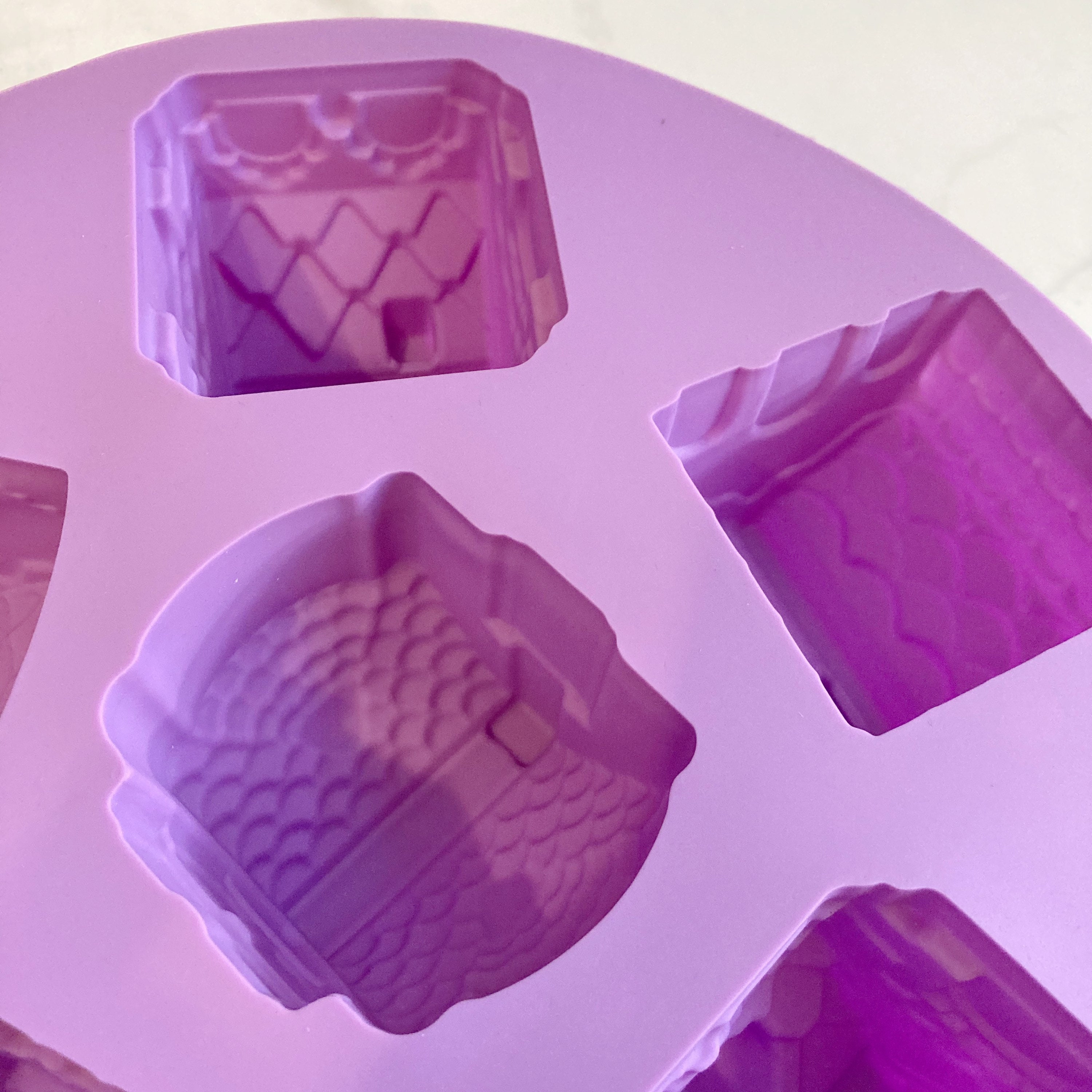 2.75x2.7x2.5/6 Cavities House Silicone Mold/ Etsy