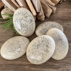 3&quot;x2.15&quot;x1&quot; /6 Cavities Domed Oval Cobblestone Egg Silicone Mold/ Cobblestone Silicone Soap Mold/ Oval Soap Mold/ Stone silicone Mold