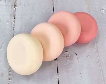 2.5" Diameter /4 Cavities Circle Silicone Mold/ Circle Silicone Soap Mold/ Circle Soap Mold/ Circle Cylinder Round Mold/ Circle Candle Mold