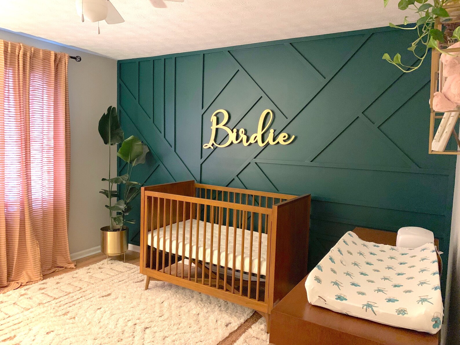 Custom Geometric Wood Accent Wall Plans Design and Etsy