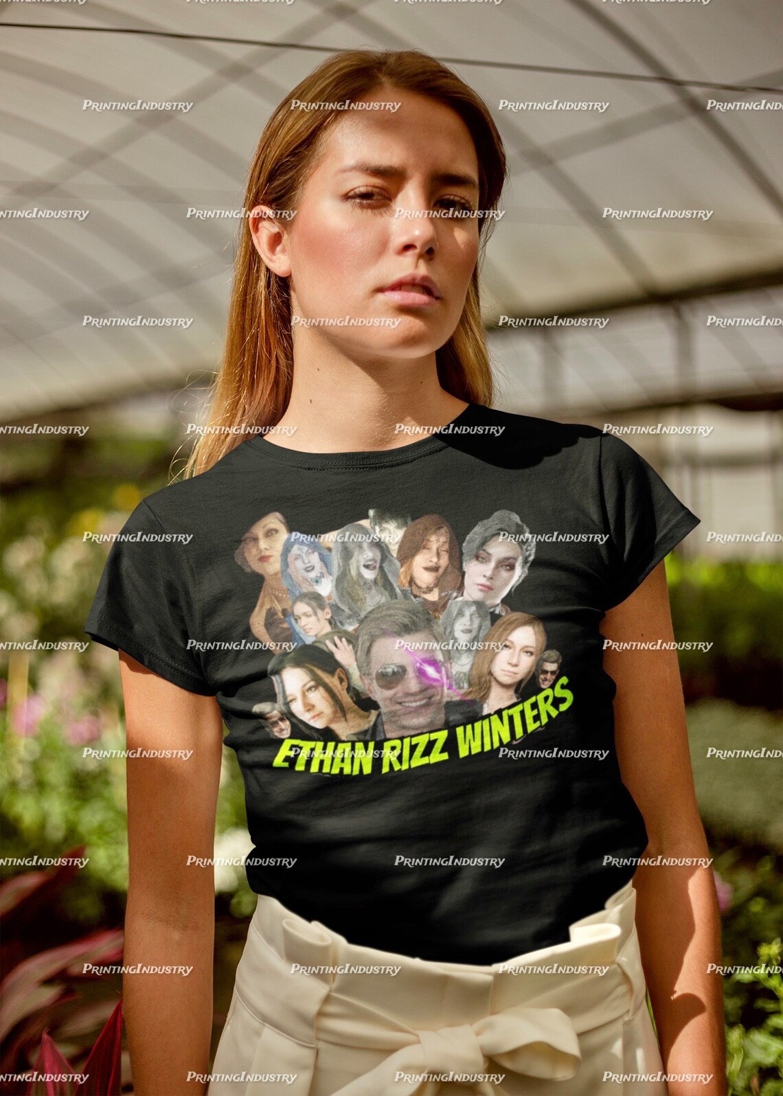 Ethan RIZZ Winters T Resident Evil 8 Shirt Leon Kennedy Shirt Lady D ...