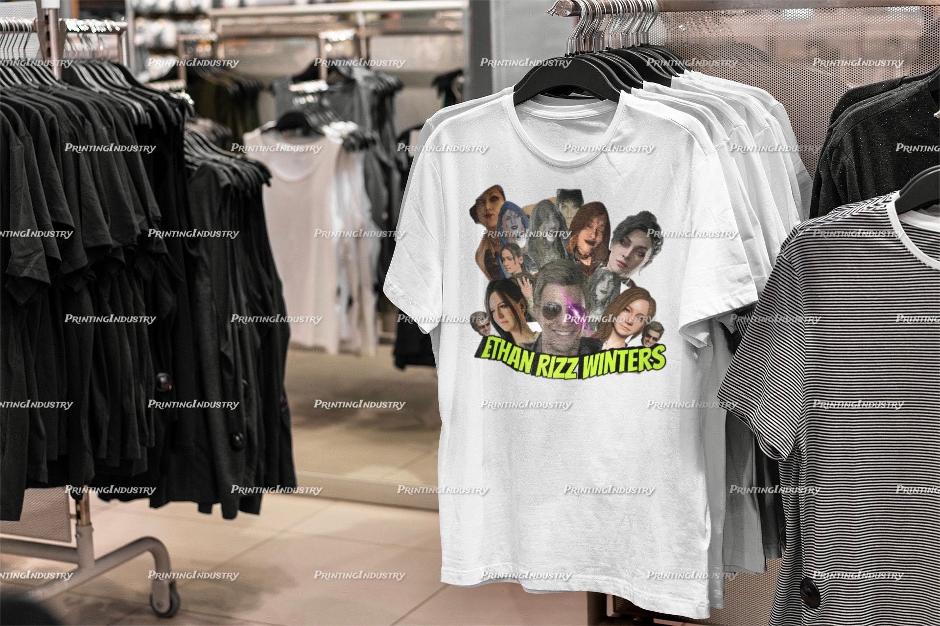 Ethan RIZZ Winters T Resident Evil 8 Shirt Leon Kennedy Shirt Lady D ...