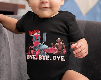 Body de Deadpool para bebé, camiseta divertida de superhéroe