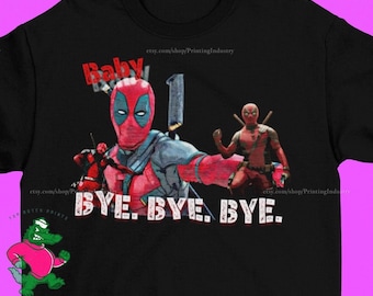 Deadpool MCU lustiges grafisches T-Shirt - Rayn Reynolds, Superheld Shirt