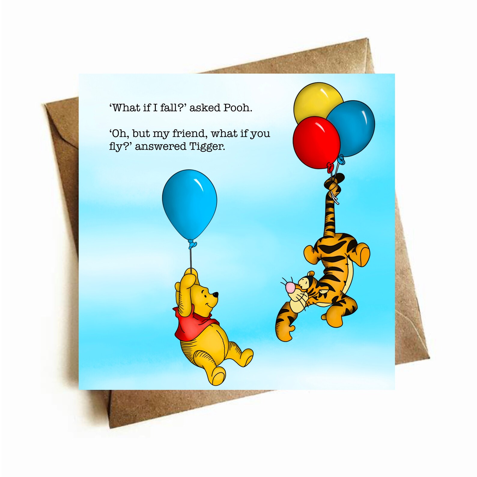 Winnie The Pooh Cards Pack of Three Winnie Eeyore | Etsy