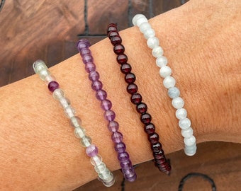 AQUARIUS Bracelet Set | Zodiac Bracelet | Spiritual Healing | Crystal Healing | Gemstone Bracelet Set | Yoga | Bracelets Women |Spirituality