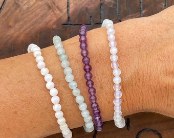 PISCES Bracelet Set | Zodiac Bracelet | Spiritual Healing | Crystal Healing | Gemstone Bracelet Set | Yoga | Bracelets Women |Spirituality