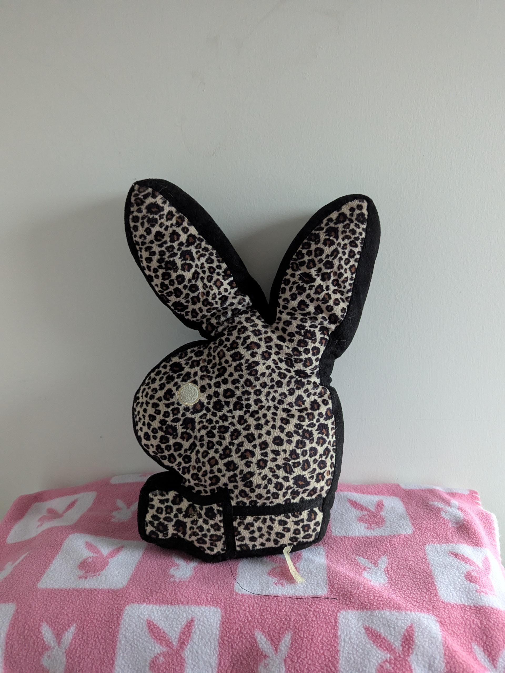 Playboy Original Bunny Shaped Pillow - Leopard / Cheetah - Etsy UK