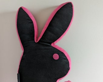 Playboy Original Bunny Shaped Pillow - Black