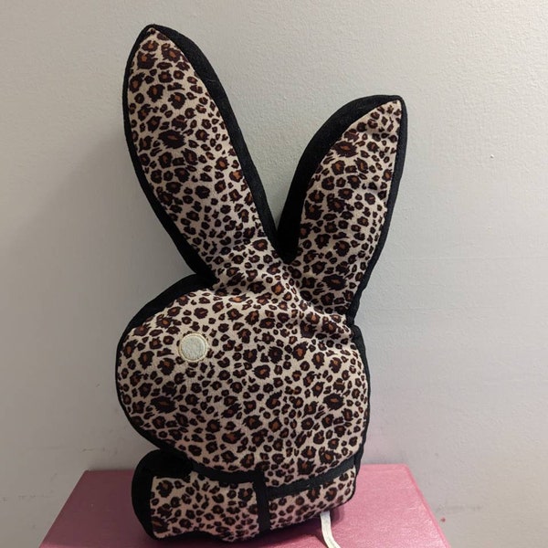 Playboy Original Bunny Shaped Pillow - Leopard / Cheetah