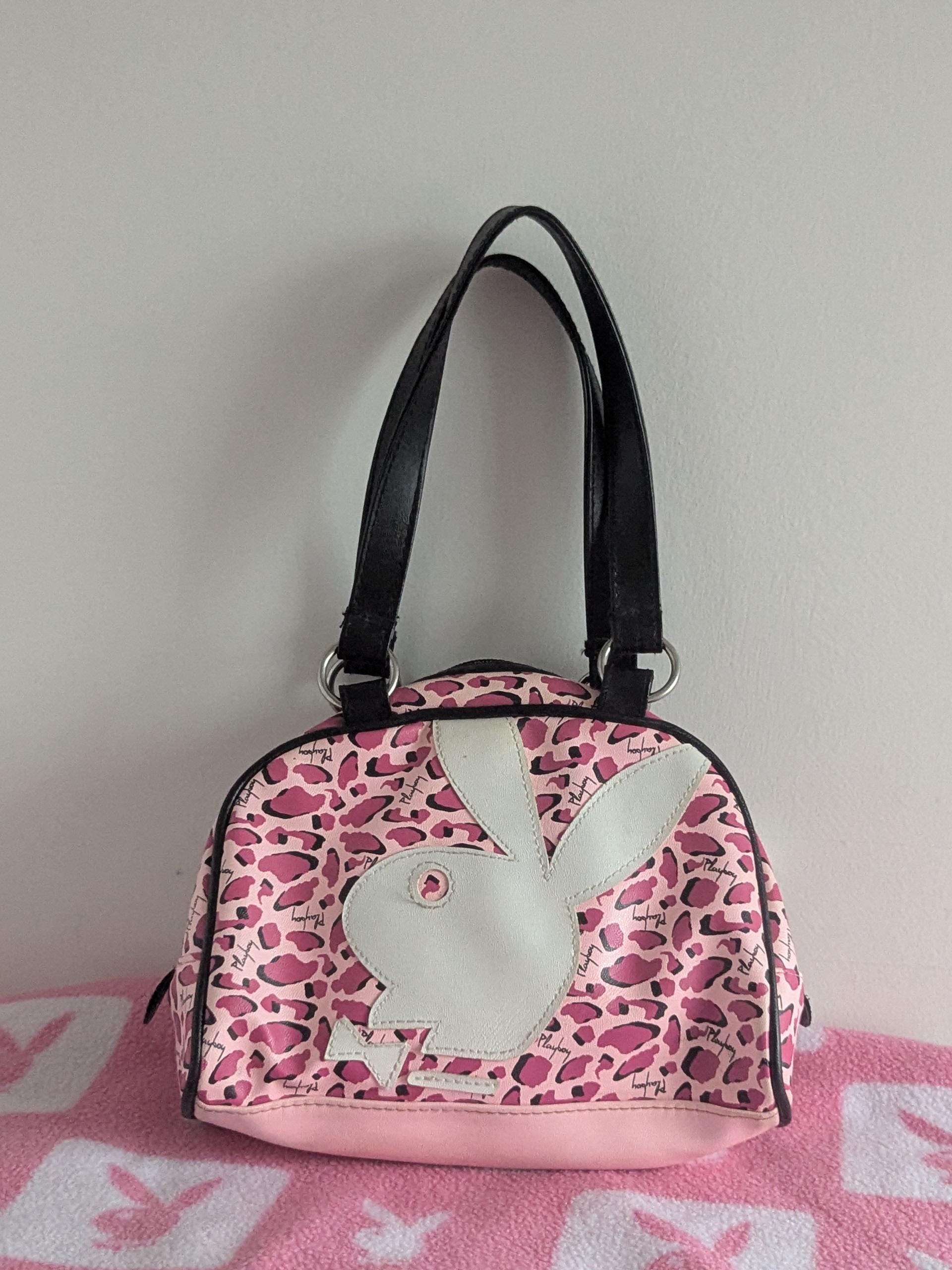 Playboy Original Pink Handbag Bag Purse High Wear Look All 