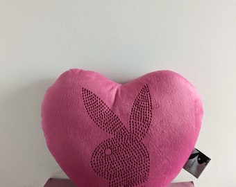 Playboy Original Heart Shaped Pillow