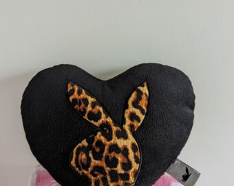 Playboy Cheetah Original Heart Shaped Pillow