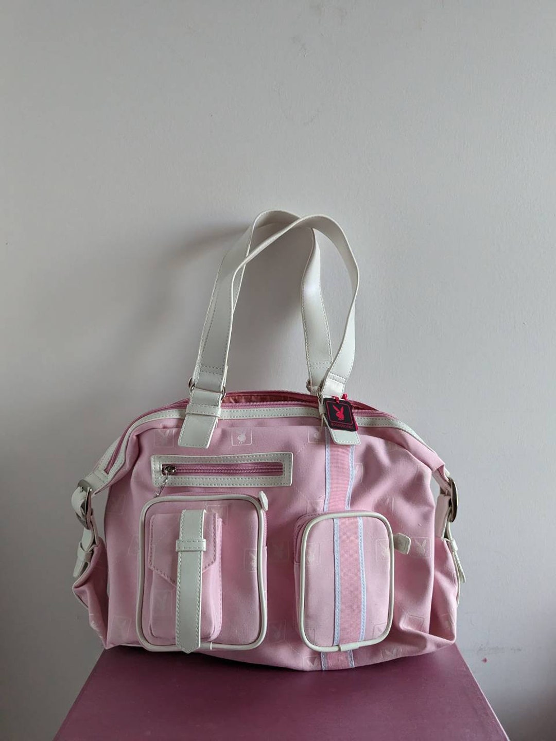 Playboy Original Pink Handbag Bag Purse Etsy
