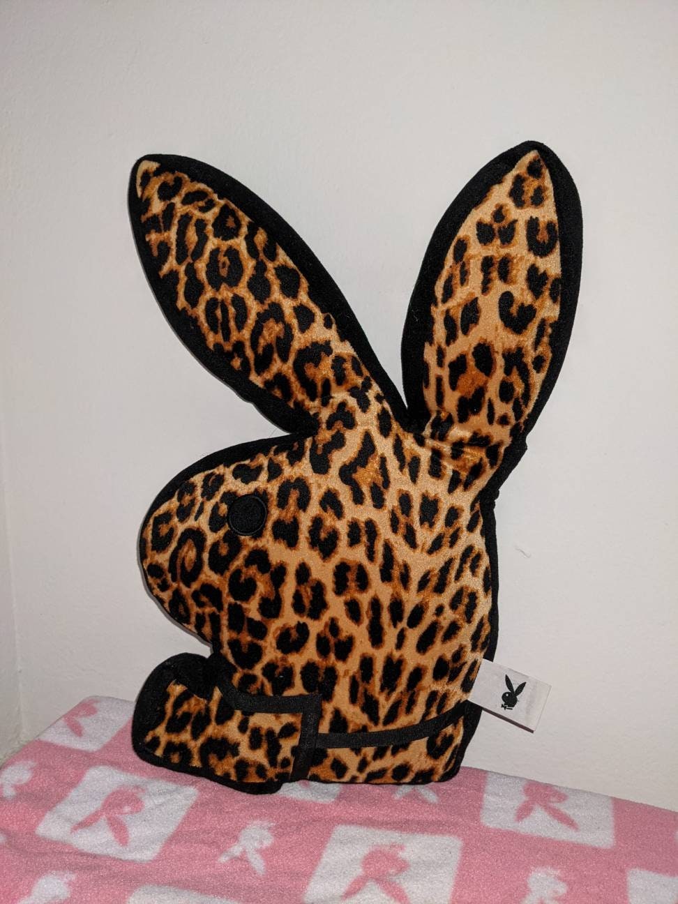 Playboy Original Bunny Shaped Pillow - Leopard / Cheetah - Etsy