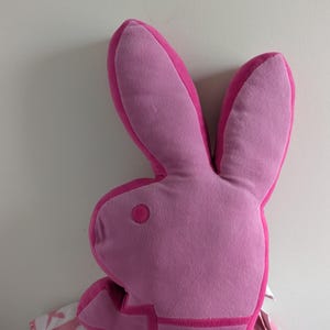 Playboy Original Bunny Shaped Pillow - Hot Pink