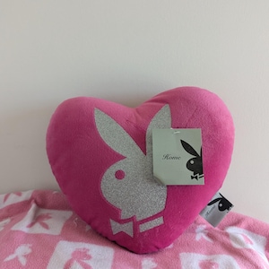 Playboy Original Heart Shaped Pillow
