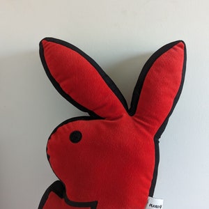 Playboy Original Bunny Shaped Pillow - Red