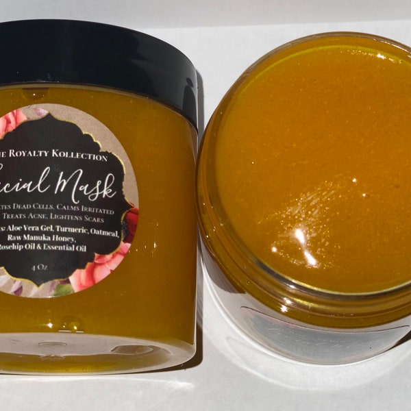 Facial Aloe Mask| turmeric & Lemon Mask | gift idea