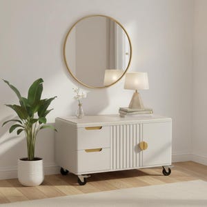 Mesa de centro/mesa lateral/mesa de cabeceira com gavetas e acabamento em madeira e mármore indiano para decoração de casa, organizador de móveis e mesa de cabeceira.