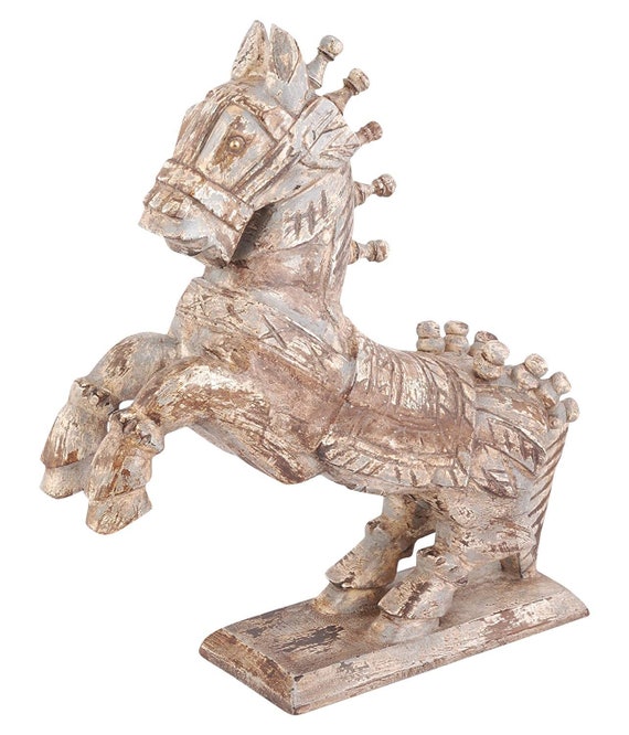 Wooden Hocking Horse | Home Decor Showpices Table Top, Art Style