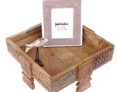 Indian Handicraft Vintage Gharati Table,Living Room Decor Central Table,Beautiful Carved Wooden Coffee Table,Rustic Grinder Table,NightStand