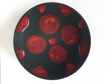 Poole Art Pottery Galaxy Living Glaze Plate