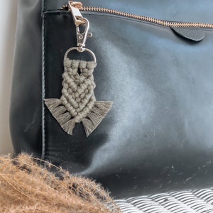 Macrame Keychain | Bag Accessory | Boho Keychain | Bag Tag | Boho Gifts