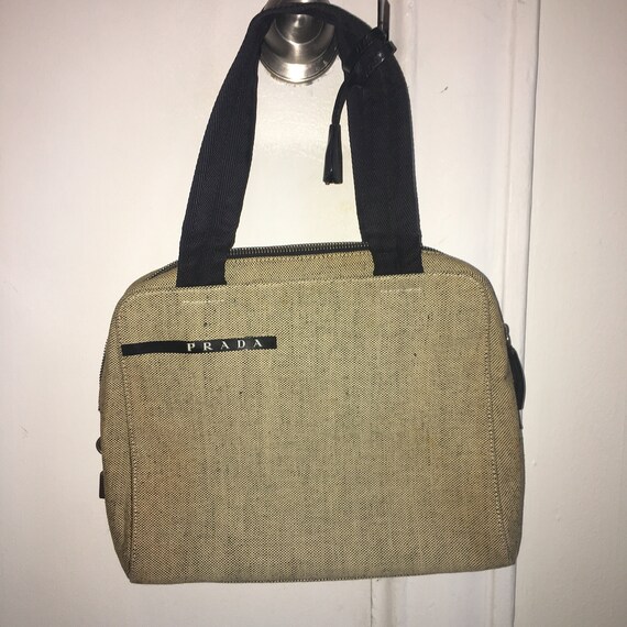 Vintage 90s Canvas Prada Bag