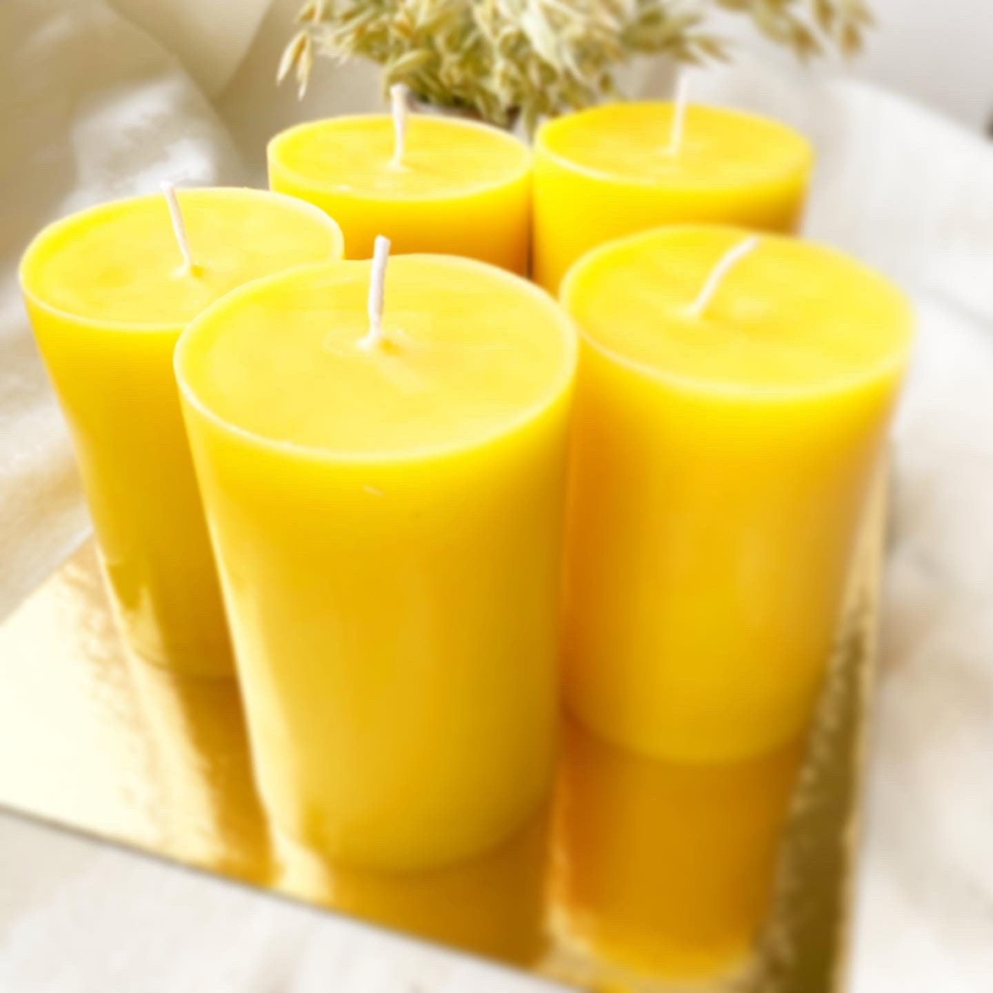 Pure Beeswax Candle Pillar, Natural Bees Wax Candles, Cool Candles,  Decorative Candles, Aesthetic Candles, Shaped Candles, Homemade Candles