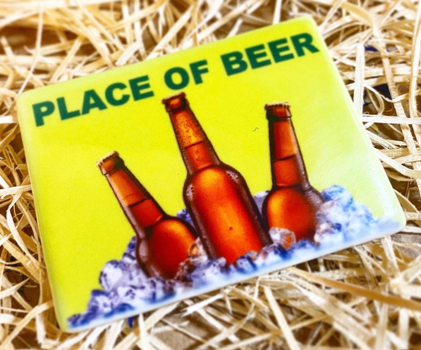 Vintage beer ceramic fridge Place of beer gift Etsy