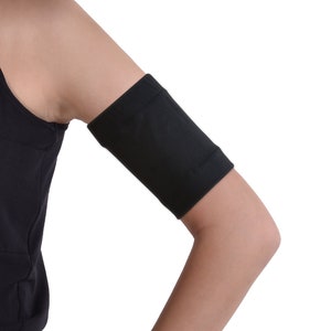 Armband to hold your CGM Guardian Enlite, Freestyle Libre, Medtrum, Dexcom, Sibionics and most insulin patch pump Dia-Band Black Knight