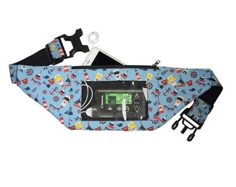 Double Pocket Adjustable Insulin Pump Belt - Dia-Twin Pocket Belt