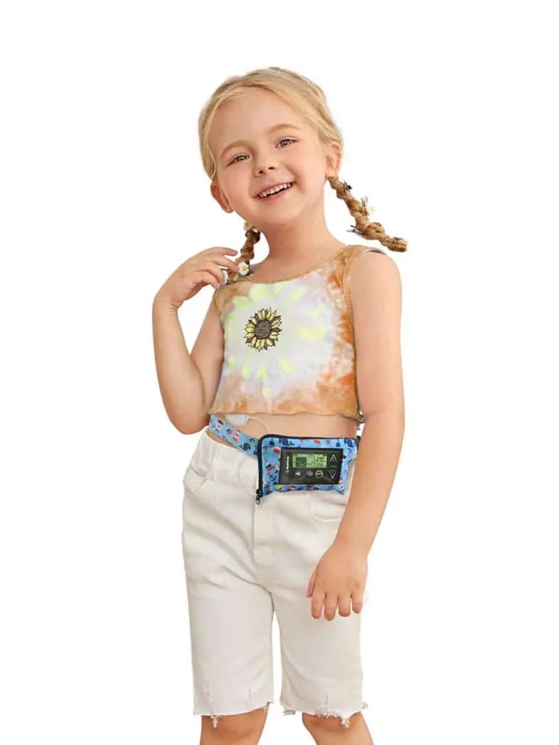 Insulin pump belt with window for children - Dia-Children's Pump Belt W