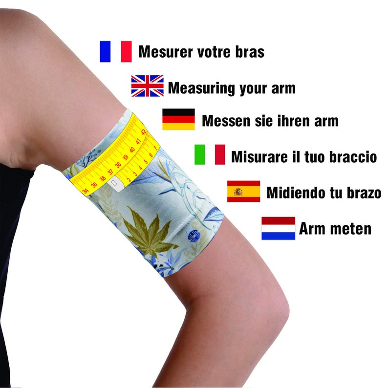 Armband to protect your CGM Freestyle Libre, Guardian Enlite, Dexcom, Sibionics and many more Dia-Band MIDNIGHT SERIE image 2