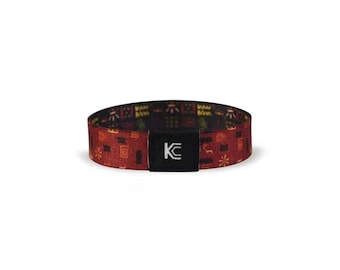 Reversible Diabetes Awareness Wristband - Kaio-Wristband 1,5 CM HEIGHT