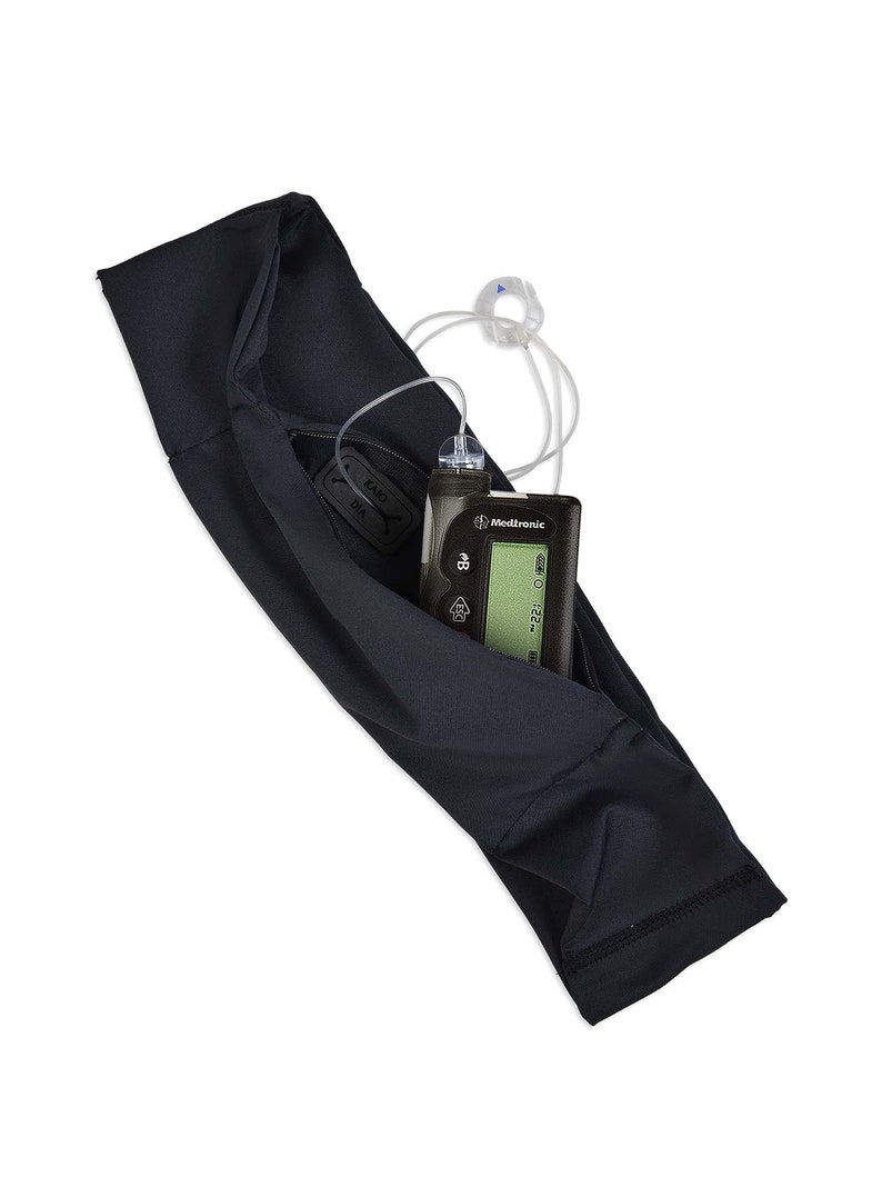 Insulin pump belt for Medtronic Minimed, Tandem t:slim X2, Ypsopump, Dana RS, Accu Check Combo, and many more. Dia-Bellyband image 2