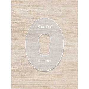 Può includere: Modello in plastica trasparente per un sensore Dexcom G6 CGM, con il marchio "Kaio Dia" stampato su di esso.