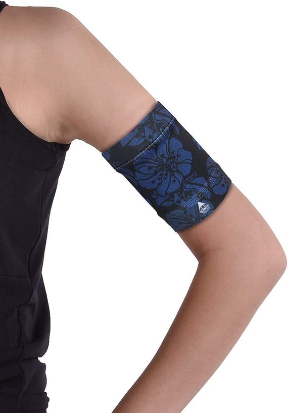 Brassard de maintien pour capteur Freestyle, Medtrum, Dexcom, Sibionics, Guardian ou votre pod Omnipod- Dia-Band MIDNIGHT SERIE