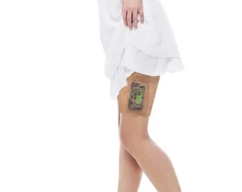 Insulin Pump Lace Garter with Pocket- Dia-Lacy Leg Band