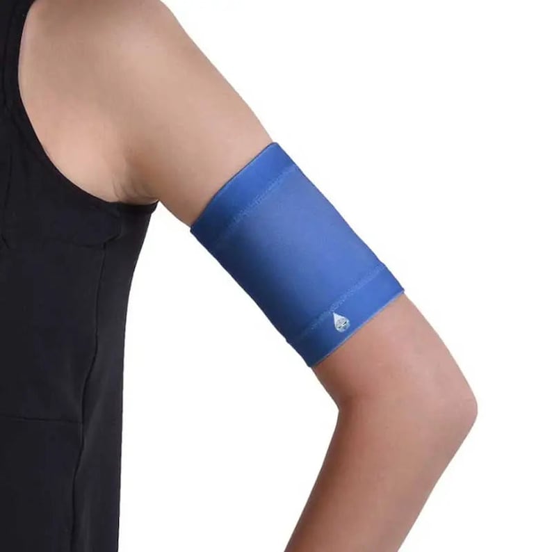 Armband to hold your CGM Guardian Enlite, Freestyle Libre, Medtrum, Dexcom, Sibionics and most insulin patch pump Dia-Band Lapis Lalu