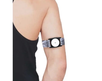 Verstelbare steunarmband voor Freestyle Libre 2-sensor in metalen doos met 5 stickers - Dia-Style Special