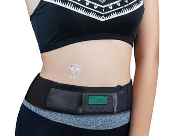 Insulin Pump Waist Belt with Window MiniMed 640G, 670G, 780G YpsoPump, Tandem t:slim X2, DANA-i, Accu Check Combo, and many more.